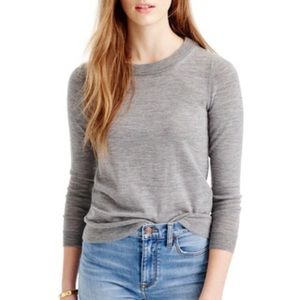 J. Crew Heather Gray Tippi Sweater